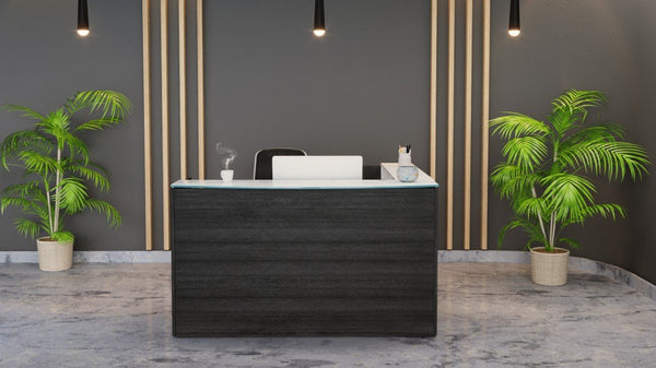 Modern L Shaped Reception Desks – view 1