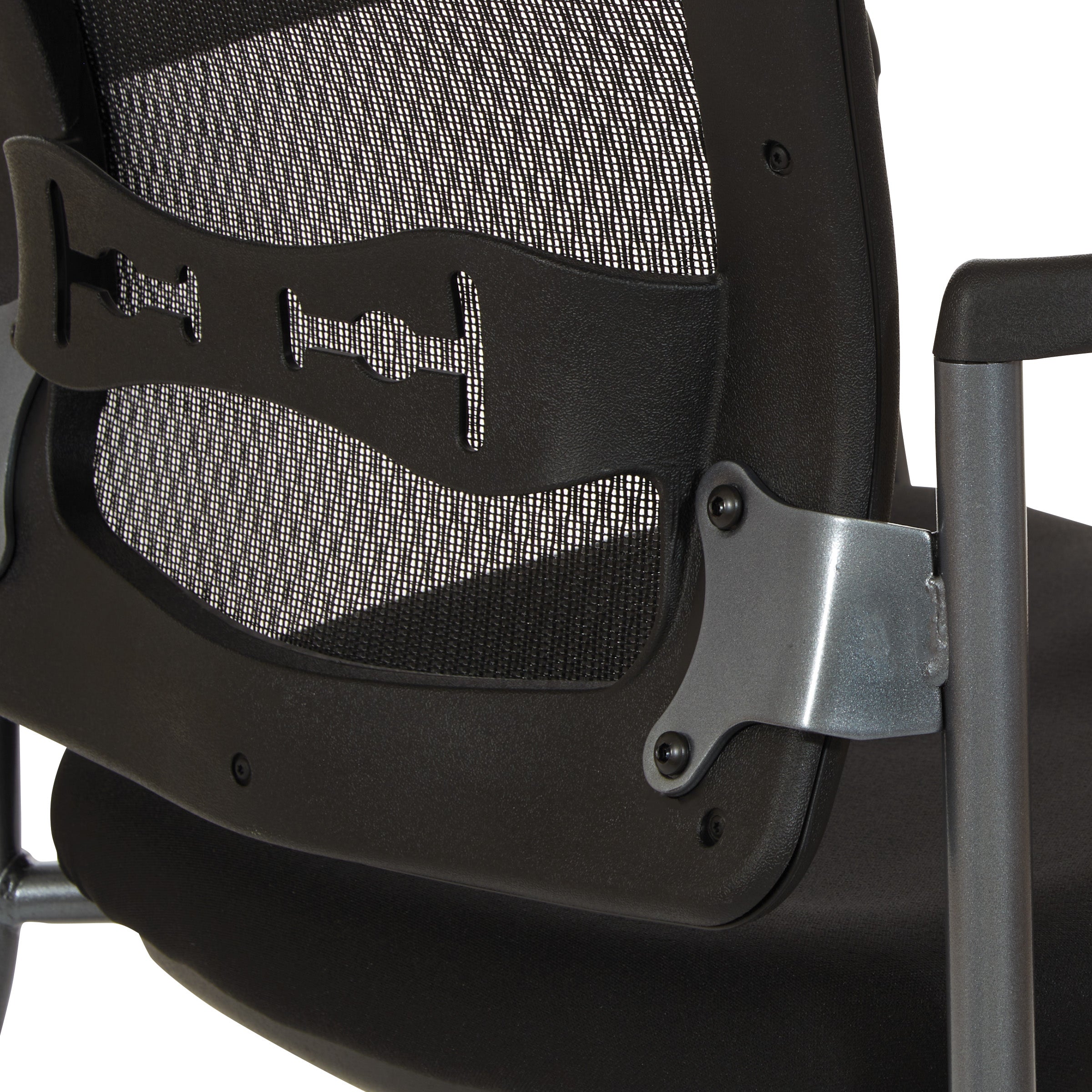 Titanium Visitors Chair with Arms