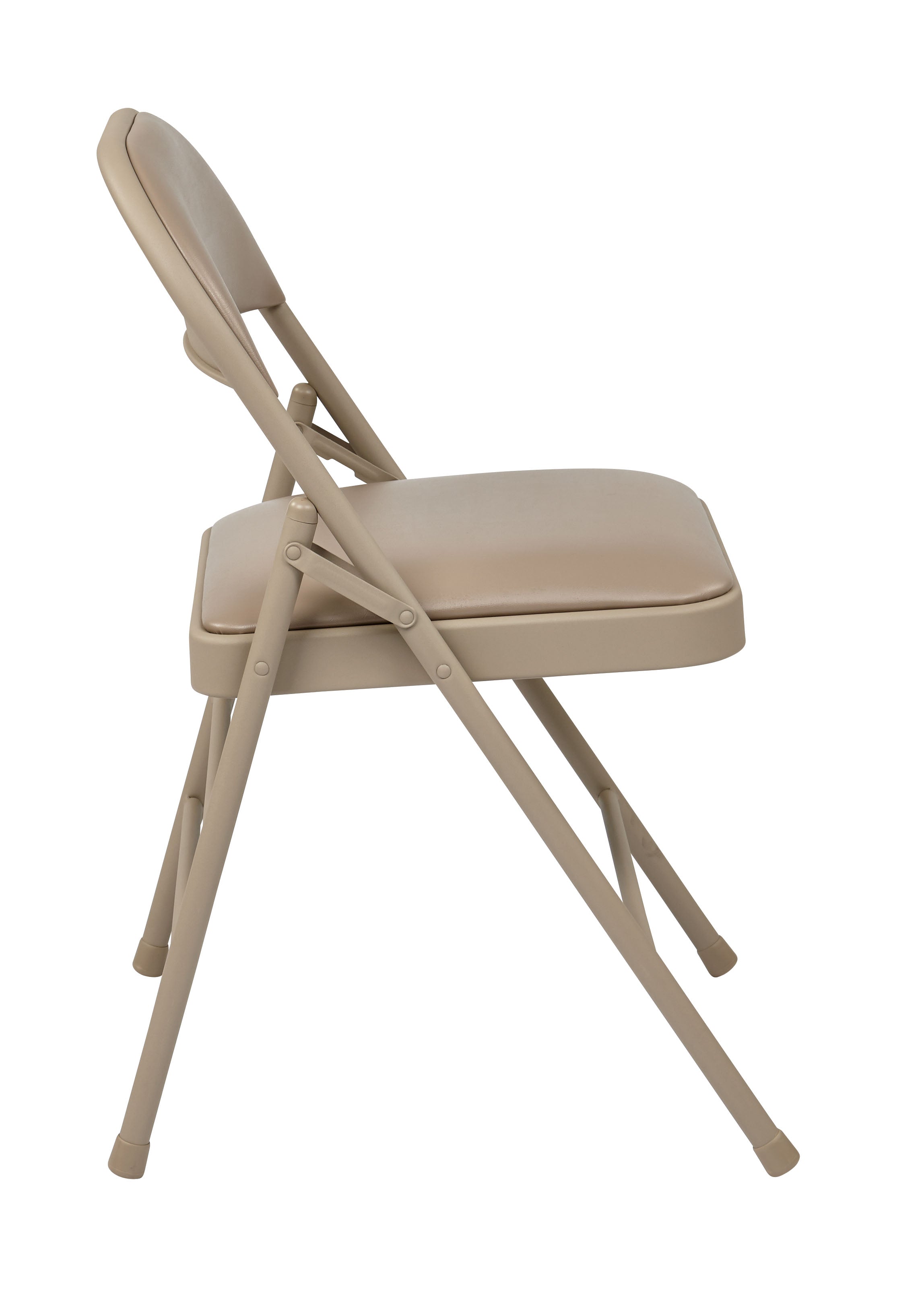 Folding Chair with Vinyl Seat and Back