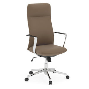 N9NE Dolce High-Back Tilter Chair, Black or Brown PU (82621)