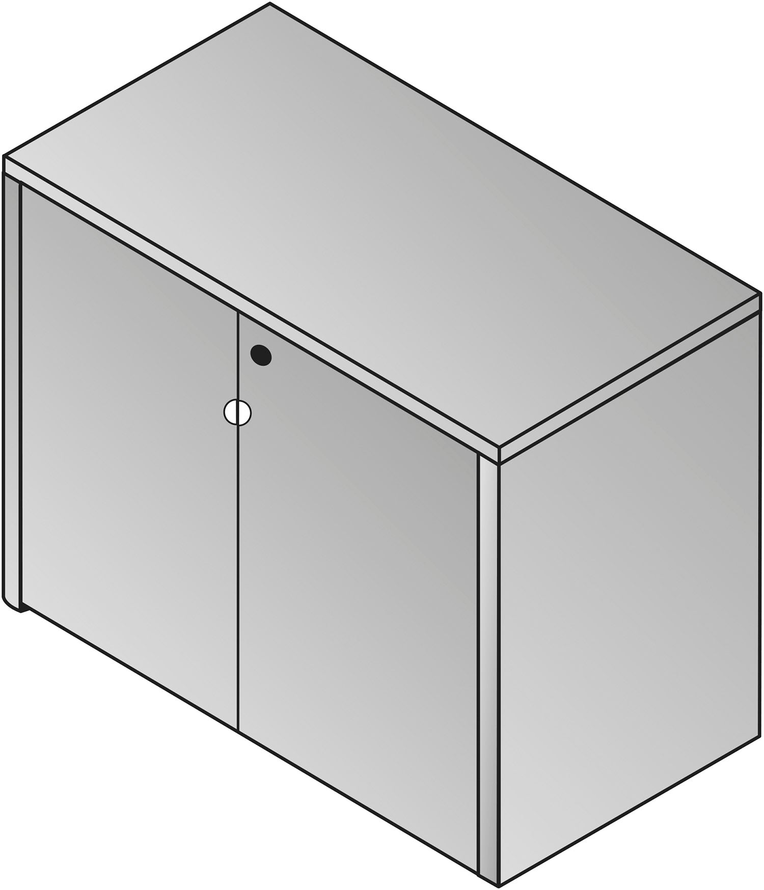Kenwood 2-Door Storage Cabinet 37X20