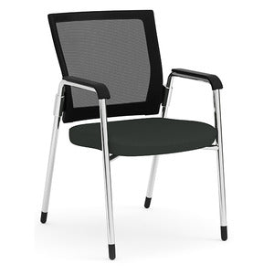 N9NE Propel Mesh-Back Guest Chair with Chrome Frame (3703)
