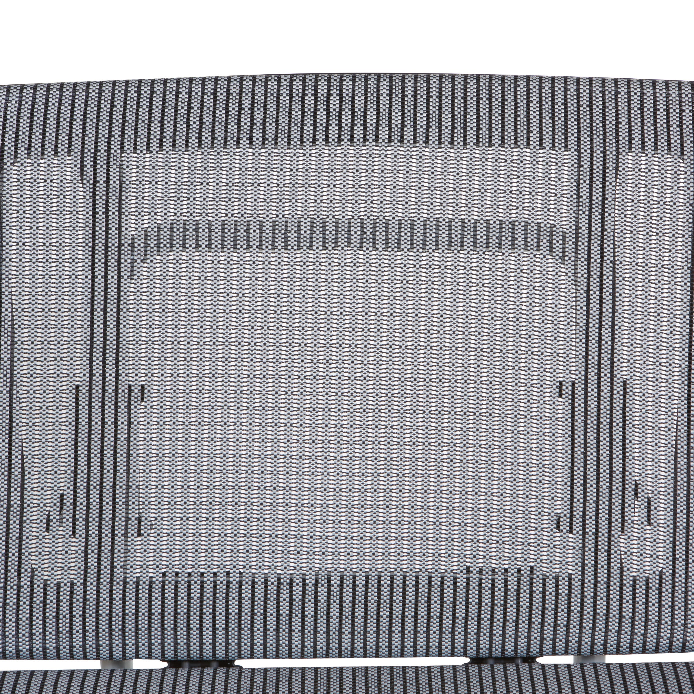 Vertical Grey Mesh Back Chair with Silver Base