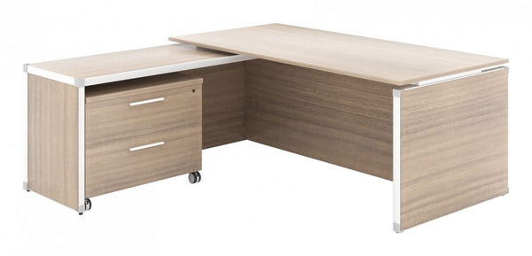 Corp Design Executive L Shaped Desks with Drawers – view 1