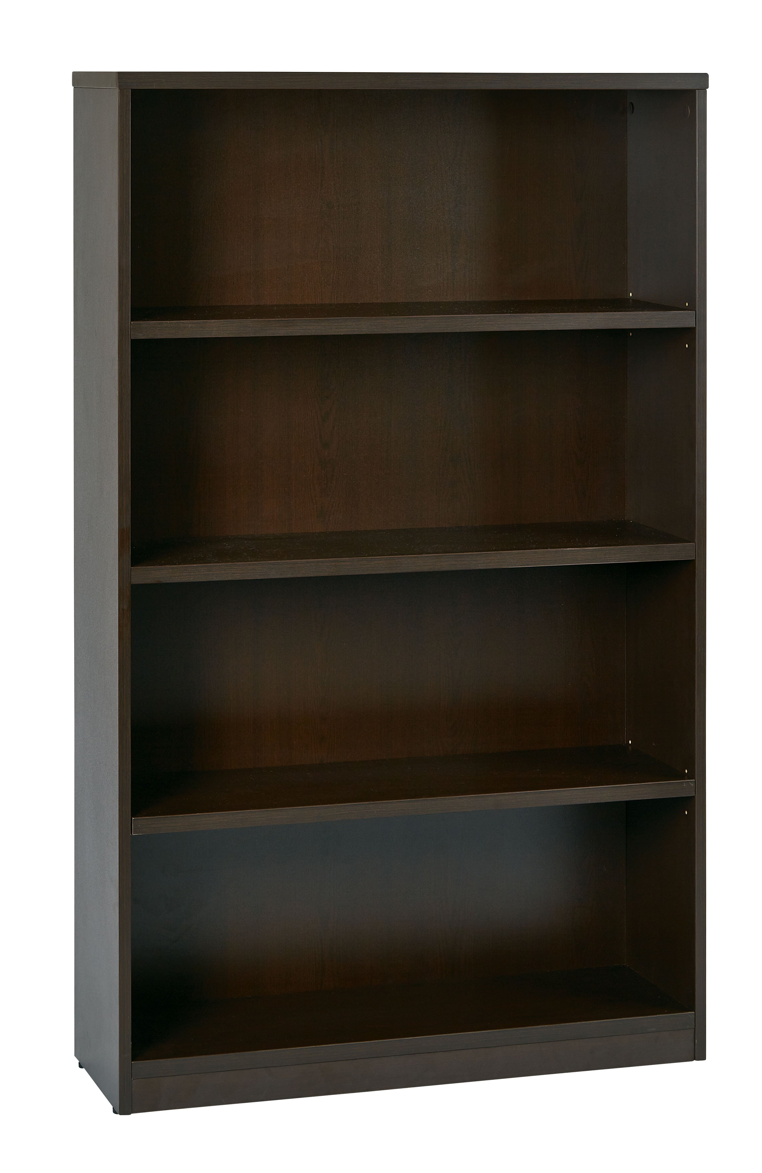 36Wx12Dx60H 4-Shelf Bookcase with 1" Thick Shelves -