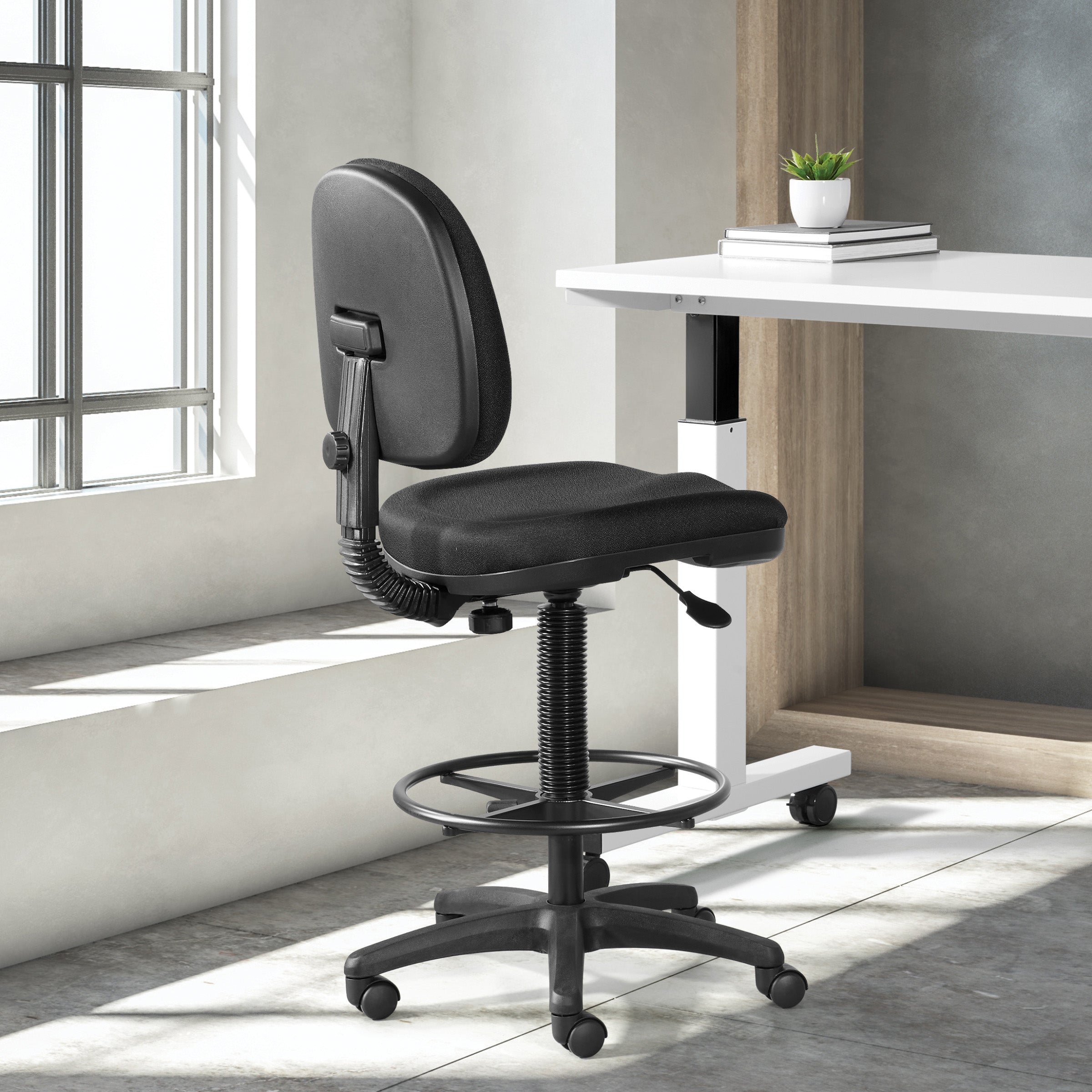 Lumbar Support Drafting Chair
