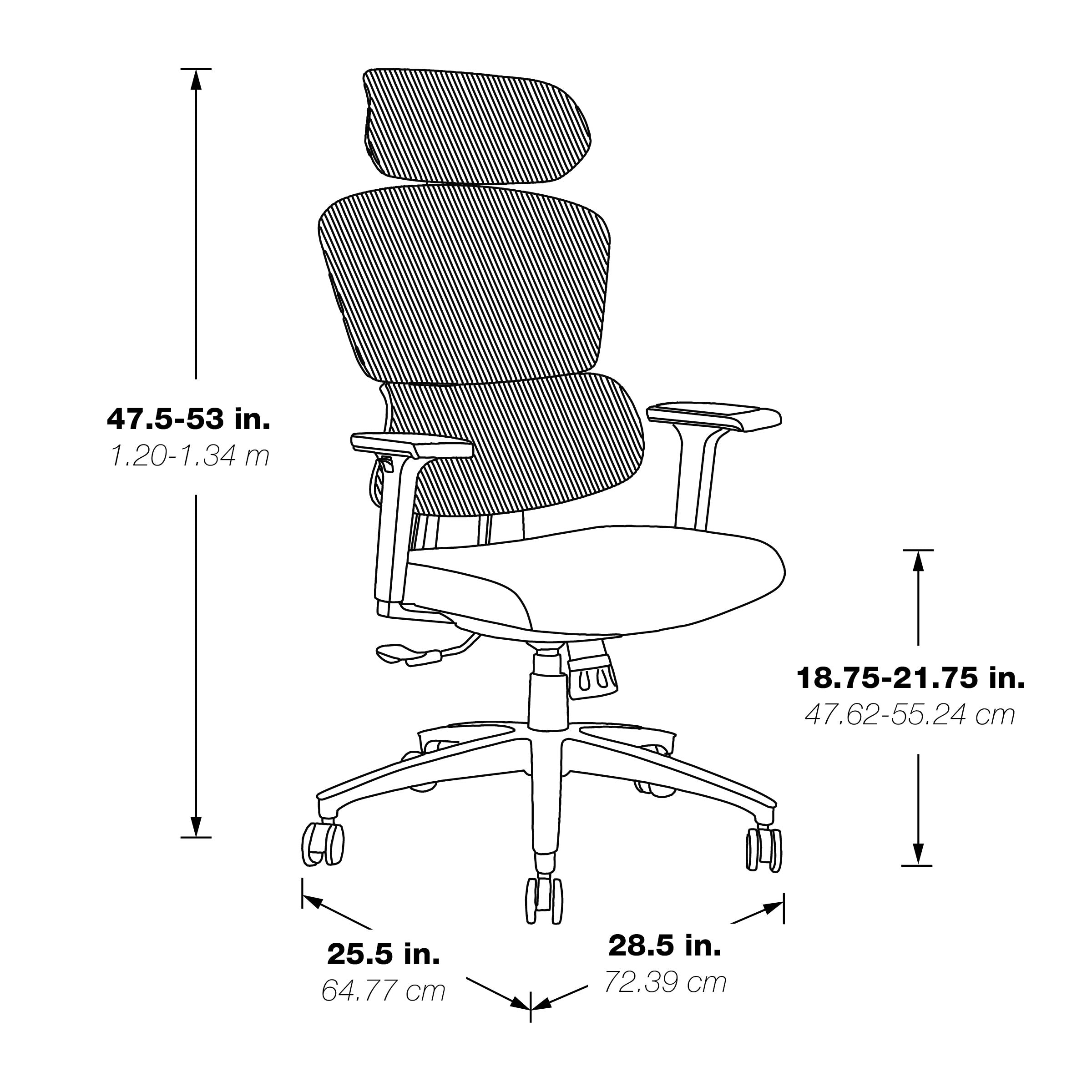 Mesh Back Manager’s Chair with Head