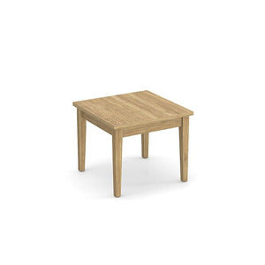 N9NE Classic Laminate End Table 24" x 24" with Wood Base (PL220) - Aspen