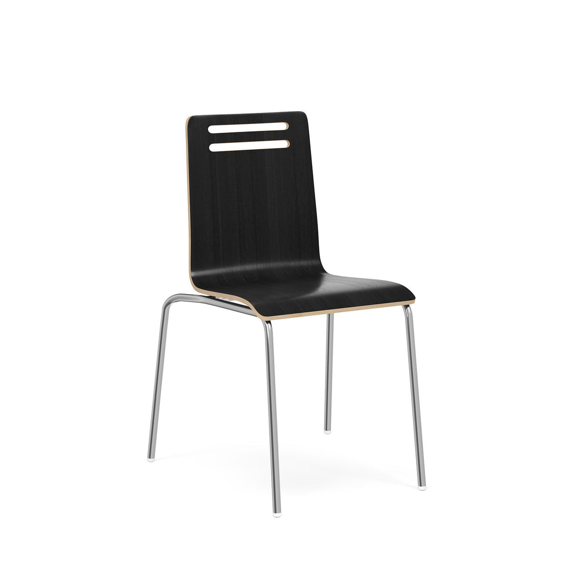 OfficeSource Rowan Square Bentwood Standard Height Café Chair - Set of 2 (OSSN6005)