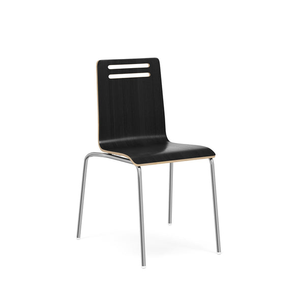 OfficeSource Rowan Square Bentwood Standard Height Café Chair - Set of 2 (OSSN6005)