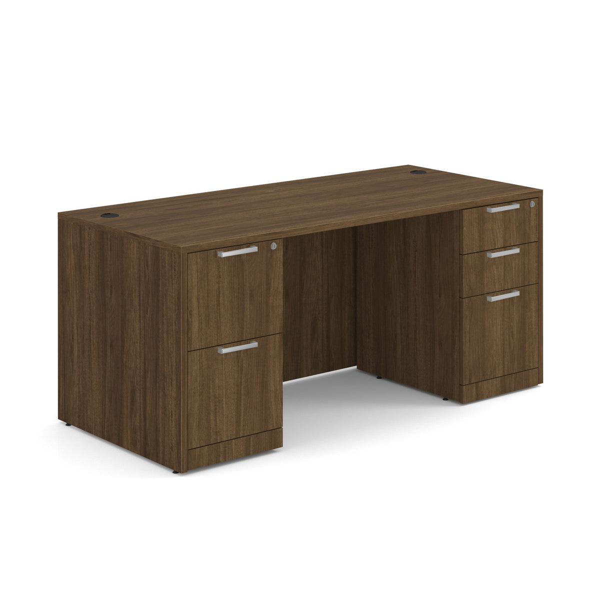 OfficeSource OS Laminate Double Full Pedestal Desk - 71'' x 36'' (DBLFDOS101)