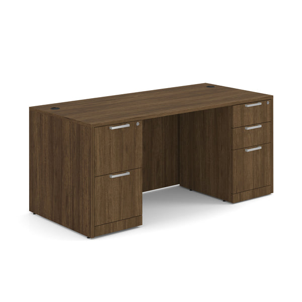 OfficeSource OS Laminate Double Full Pedestal Desk - 71'' x 36'' (DBLFDOS101)