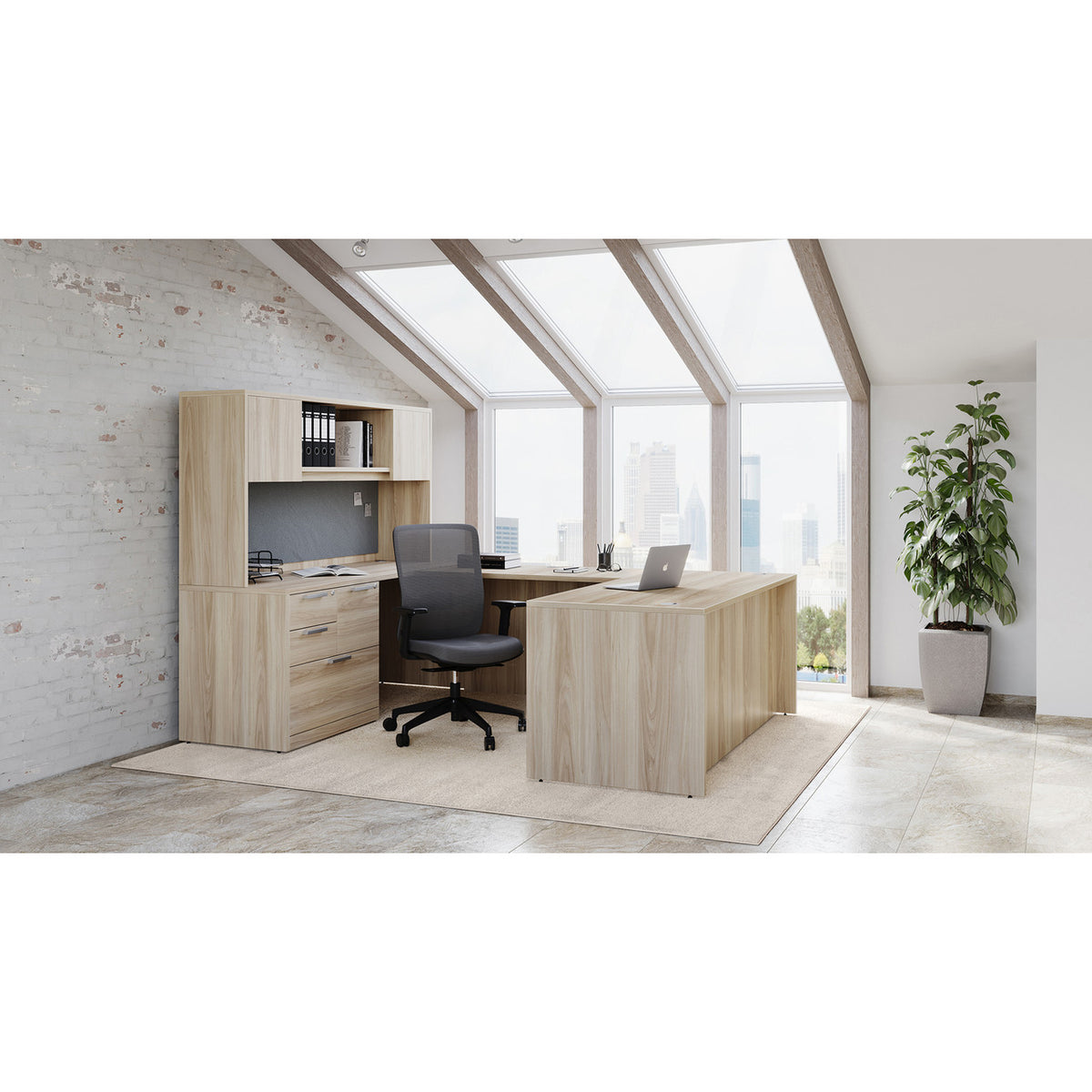 OfficeSource OS Laminate U Shape Typical - OSTYP307