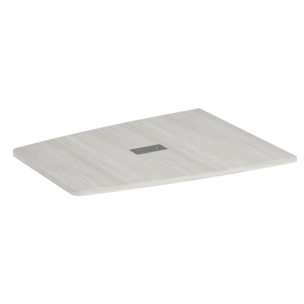 OfficeSource Conference/Multi-Purpose Tables Half Boat Shape Top - Requires Base - 60.5" (OS237THALF)