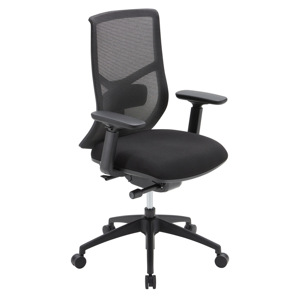 OfficeSource Starlight High Back Luxe Task Chair with Black Frame and Seat Slider (OSTW8008)