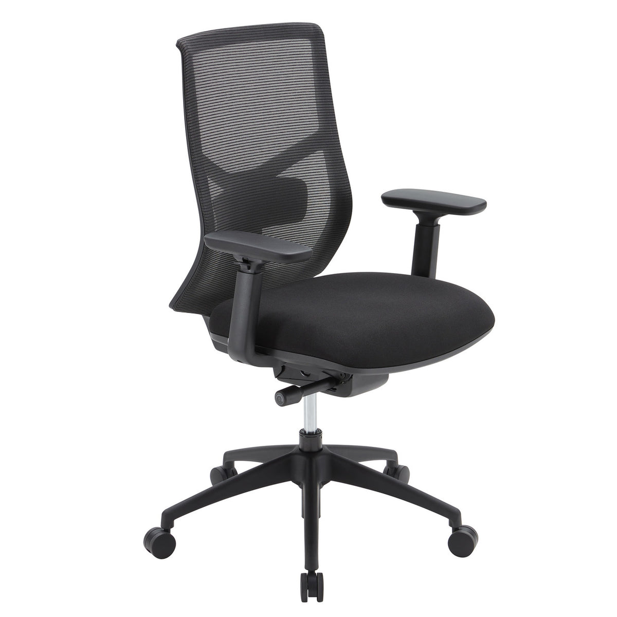 OfficeSource Starlight High Back Max Task Chair with Black Frame and Seat Slider (OSTW8007)