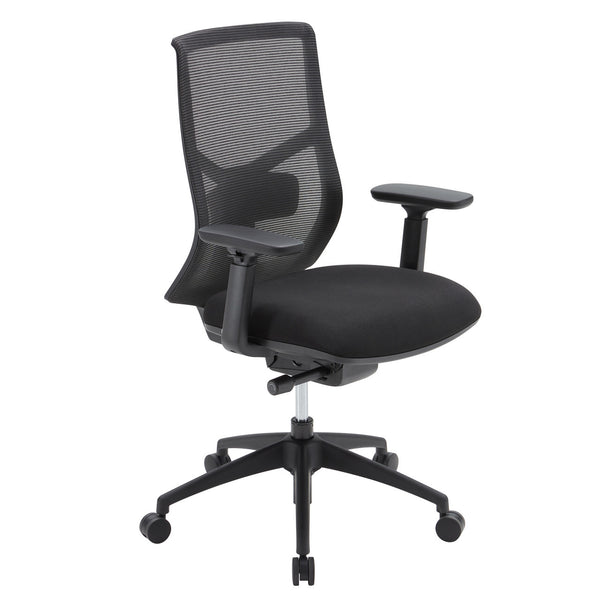 OfficeSource Starlight High Back Max Task Chair with Black Frame and Seat Slider (OSTW8007)