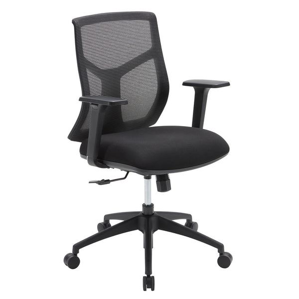 OfficeSource Starlight Mid Back Basic Task Chair with Black Frame (OSTW8004)
