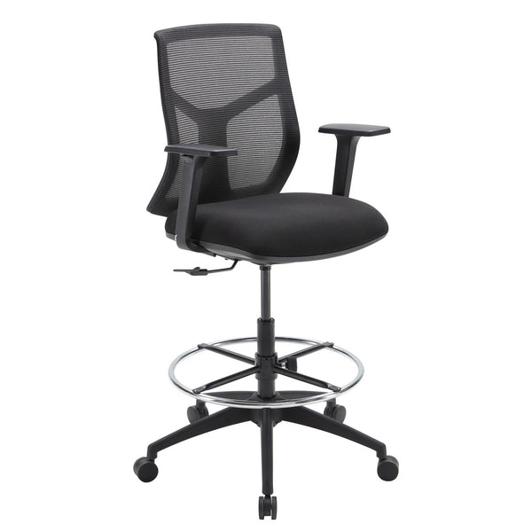 OfficeSource Starlight Mid Back Stool with Black Frame (OSST7007)