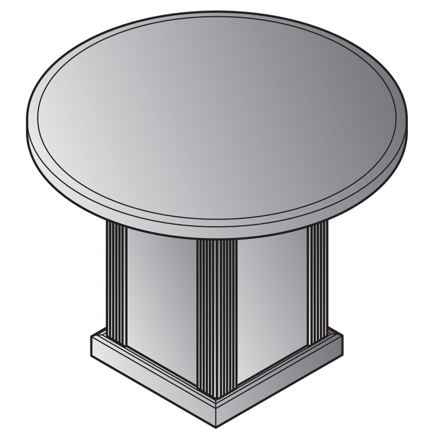 Townsend 48" Round Table, 48"Dia. X 30"H