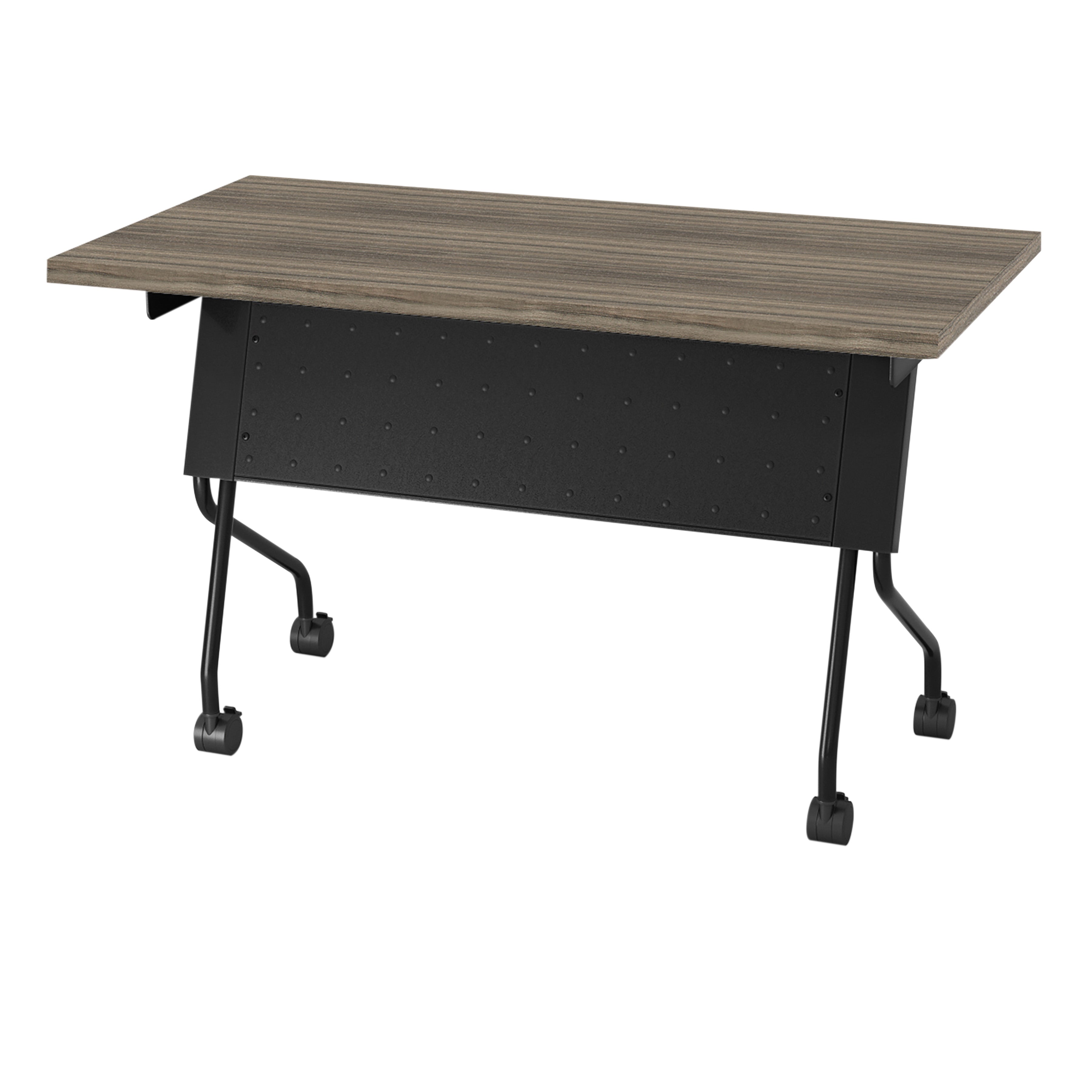 4' Black Frame With Urban Walnut Top