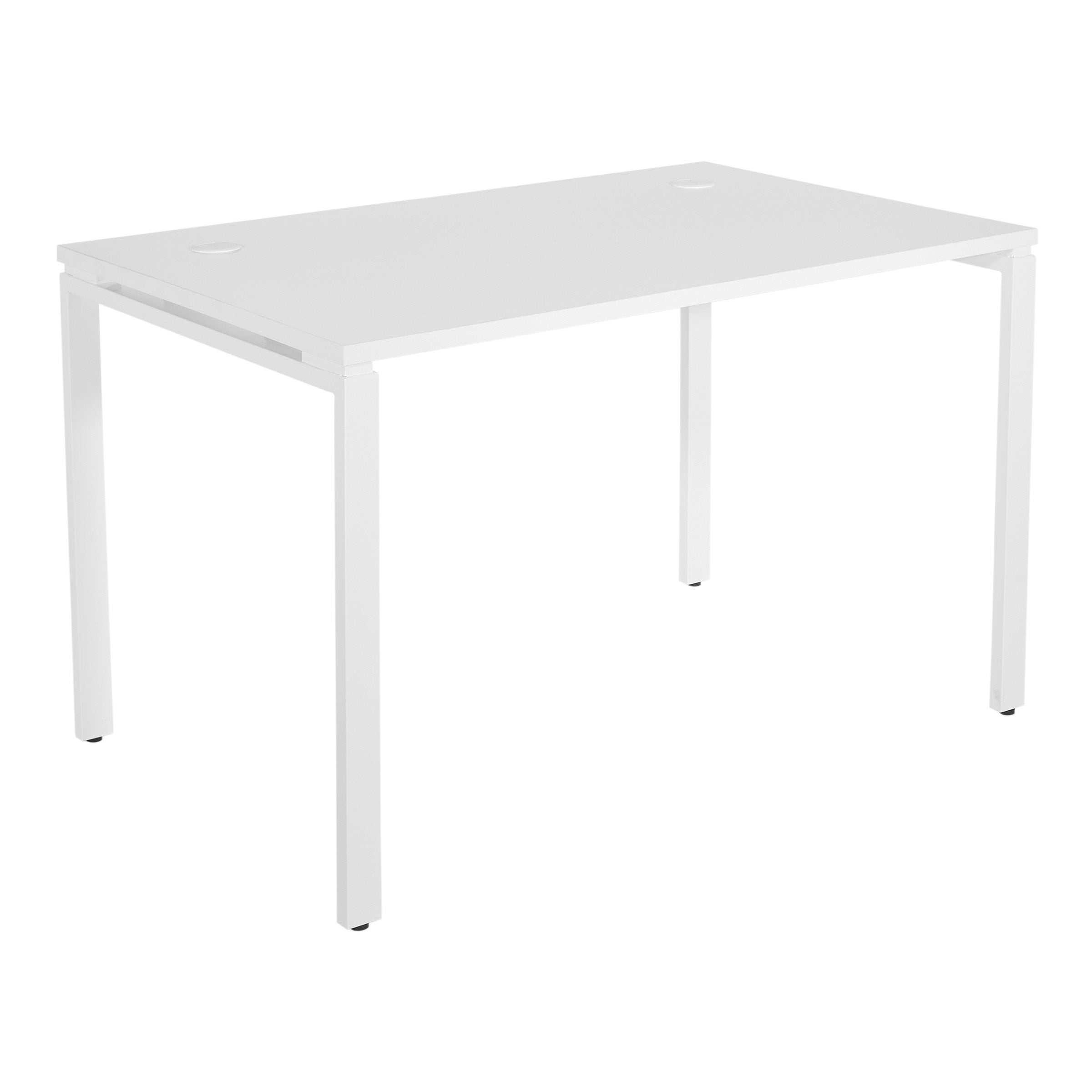 48"W White Writing Desk 