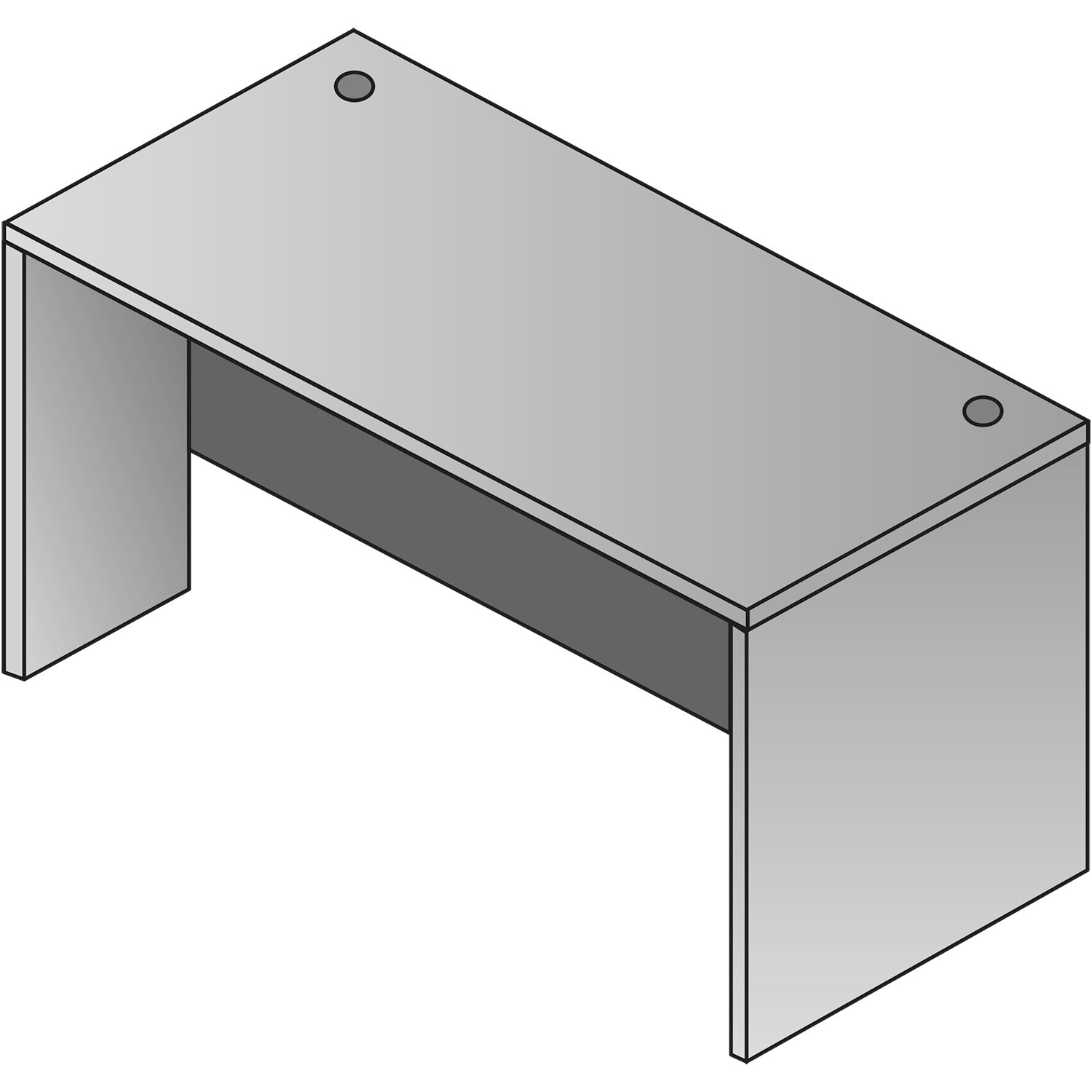 Lodi Desk Shell 71X35