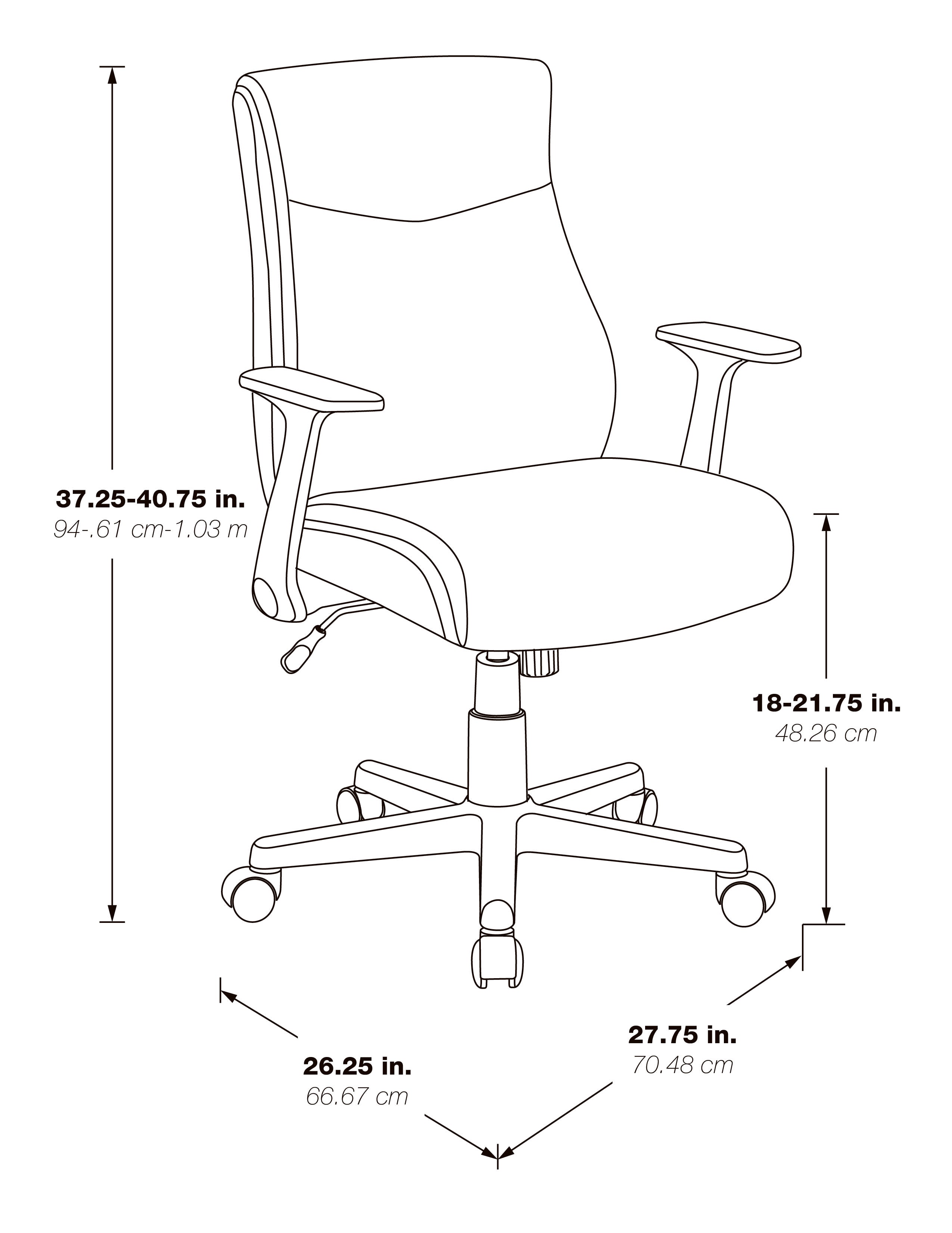 Mid Back Managers Office Chair