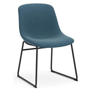 N9NE Zest Shell Guest Chair, Blue, Gray or Green Fabric (36241)
