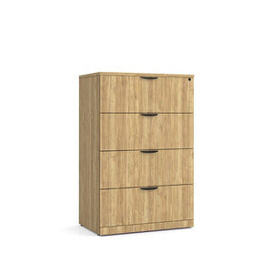 N9NE Classic Laminate 4-Drawer Lateral File 36" W (PL184) - Aspen