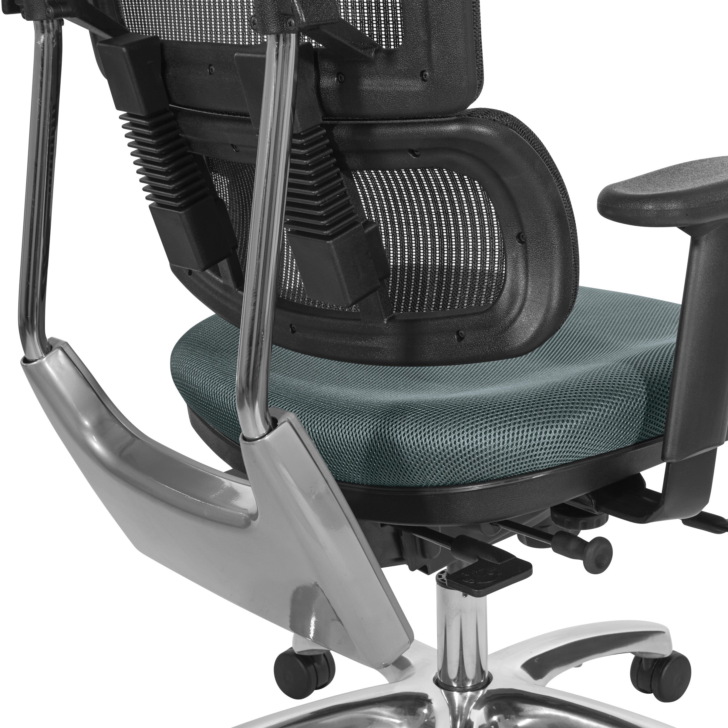 Vertical Black Mesh Back Chair