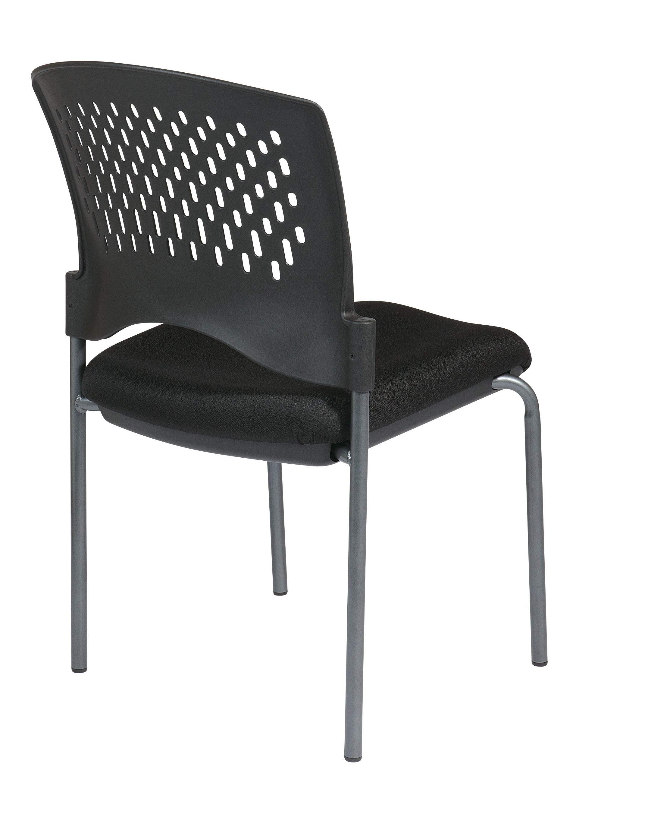 Titanium Finish Armless Visitors Ch
