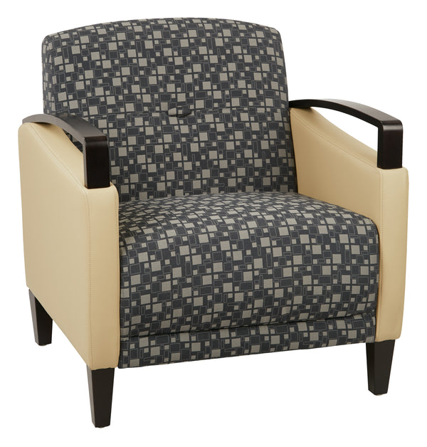 Main Street 2-Tone Custom Fabric Chair – view 1