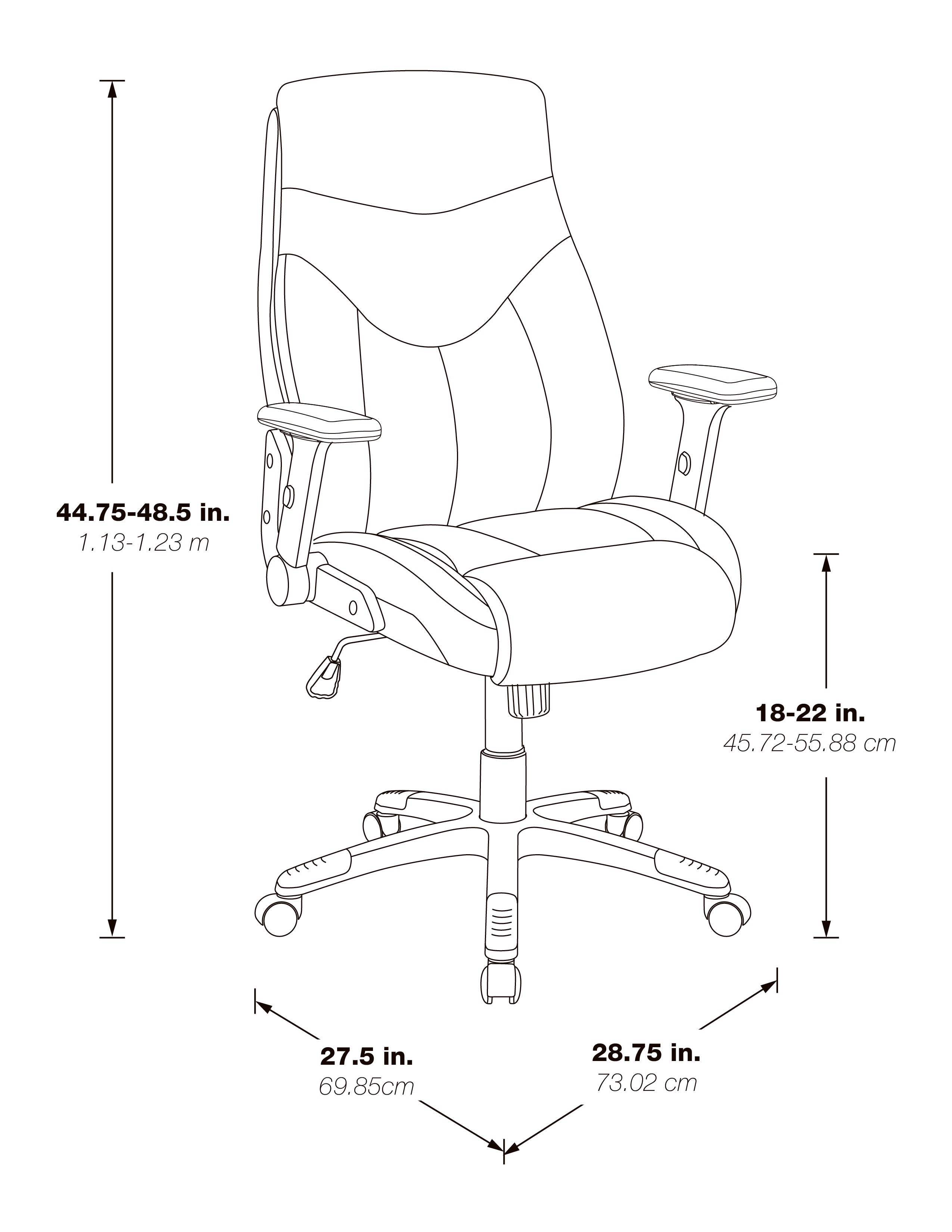 Exec Bonded Lthr Office Chair