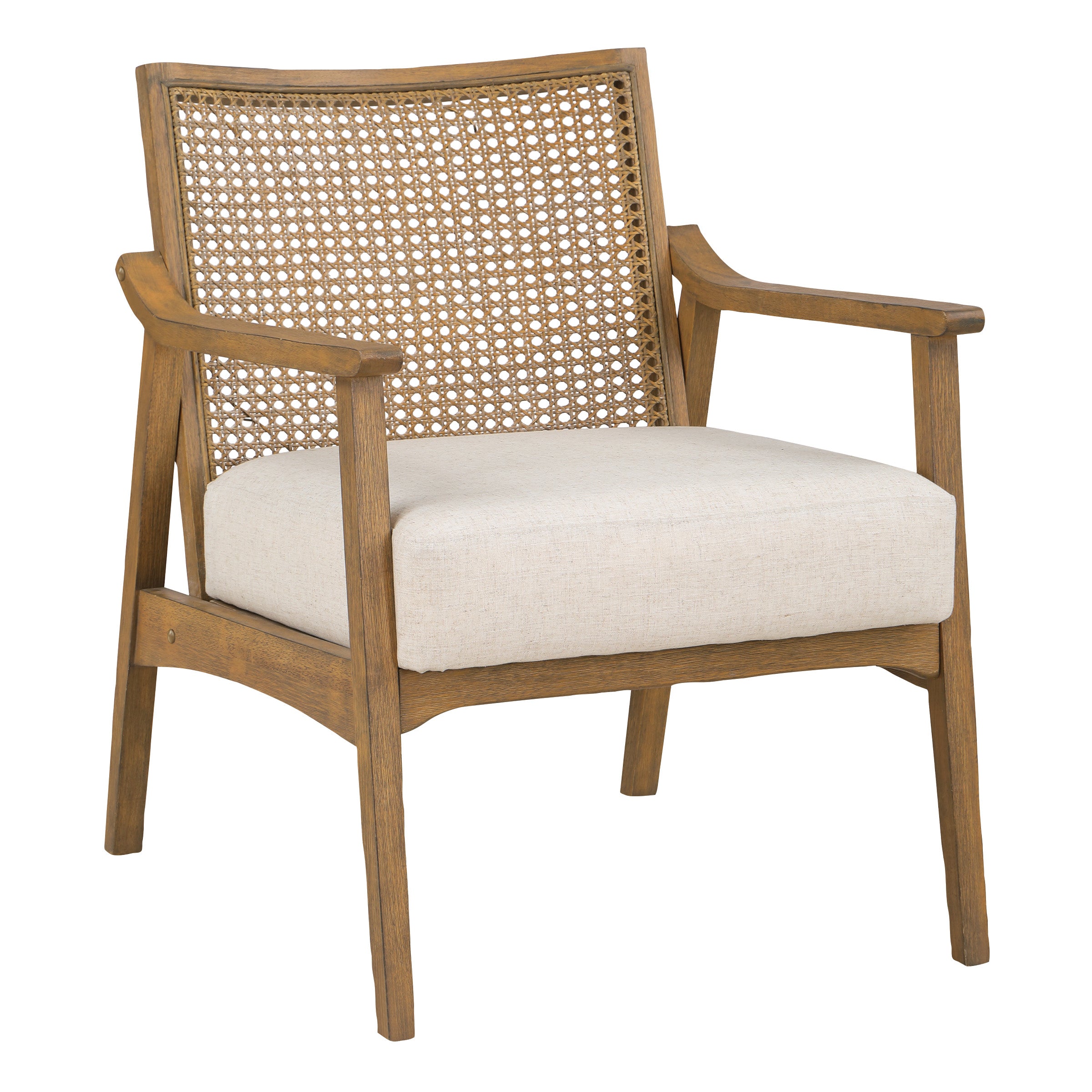 Alaina Cane Back Arm Chair