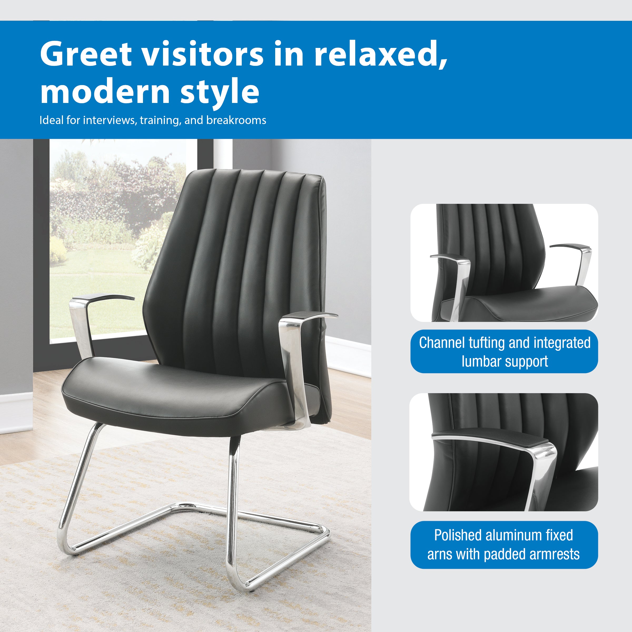 Sled Base Visitor Chair