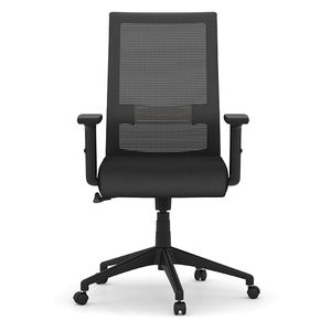 N9NE Mimic Ergonomic Mesh Task Chair, Black (6560)