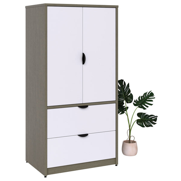 Candex 2 Drawer Lateral 2 Door Storage with Locks - 36"W x 24"D
