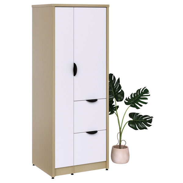 Candex Component Series Storage Wardrobe with Dual File Storage - 20"D x 65"H