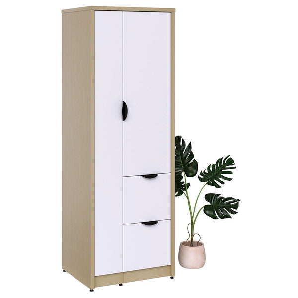 Candex Component Series Storage Wardrobe with Dual File Storage - 20"D x 72"H