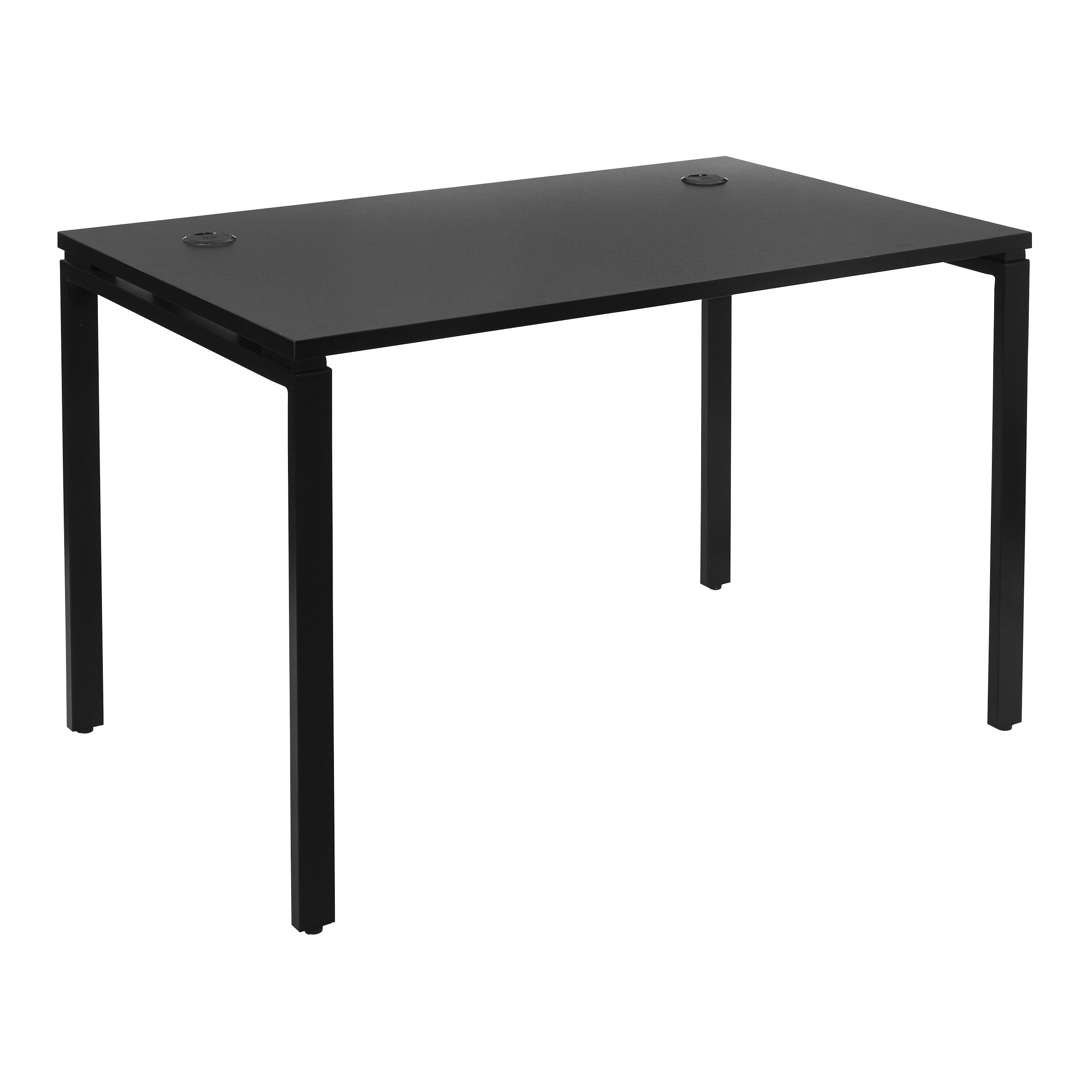 48"W Black Writing Desk 