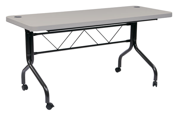 5’ Flip Table with Locking Casters
