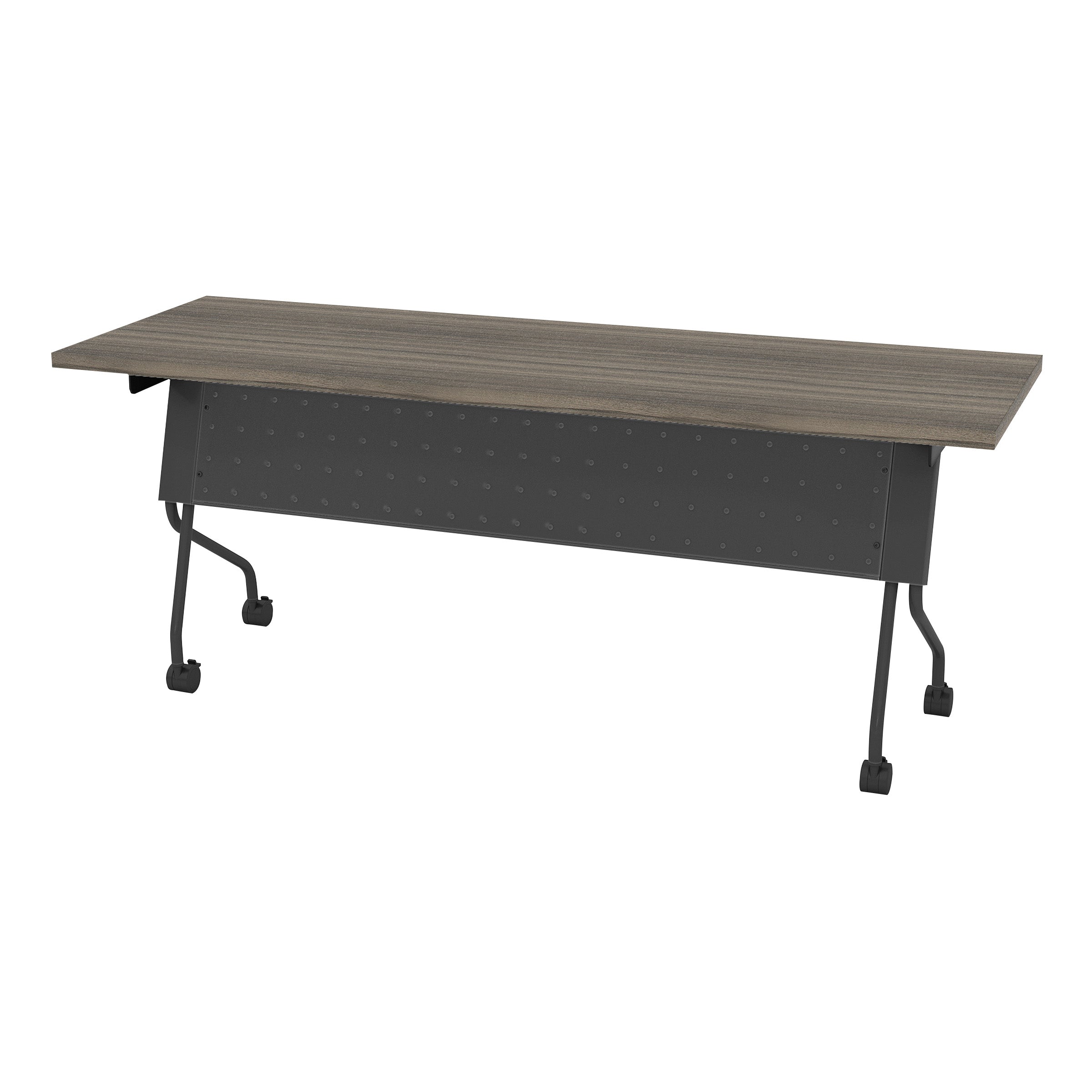 6' Titanium Frame With Urban Walnut Top