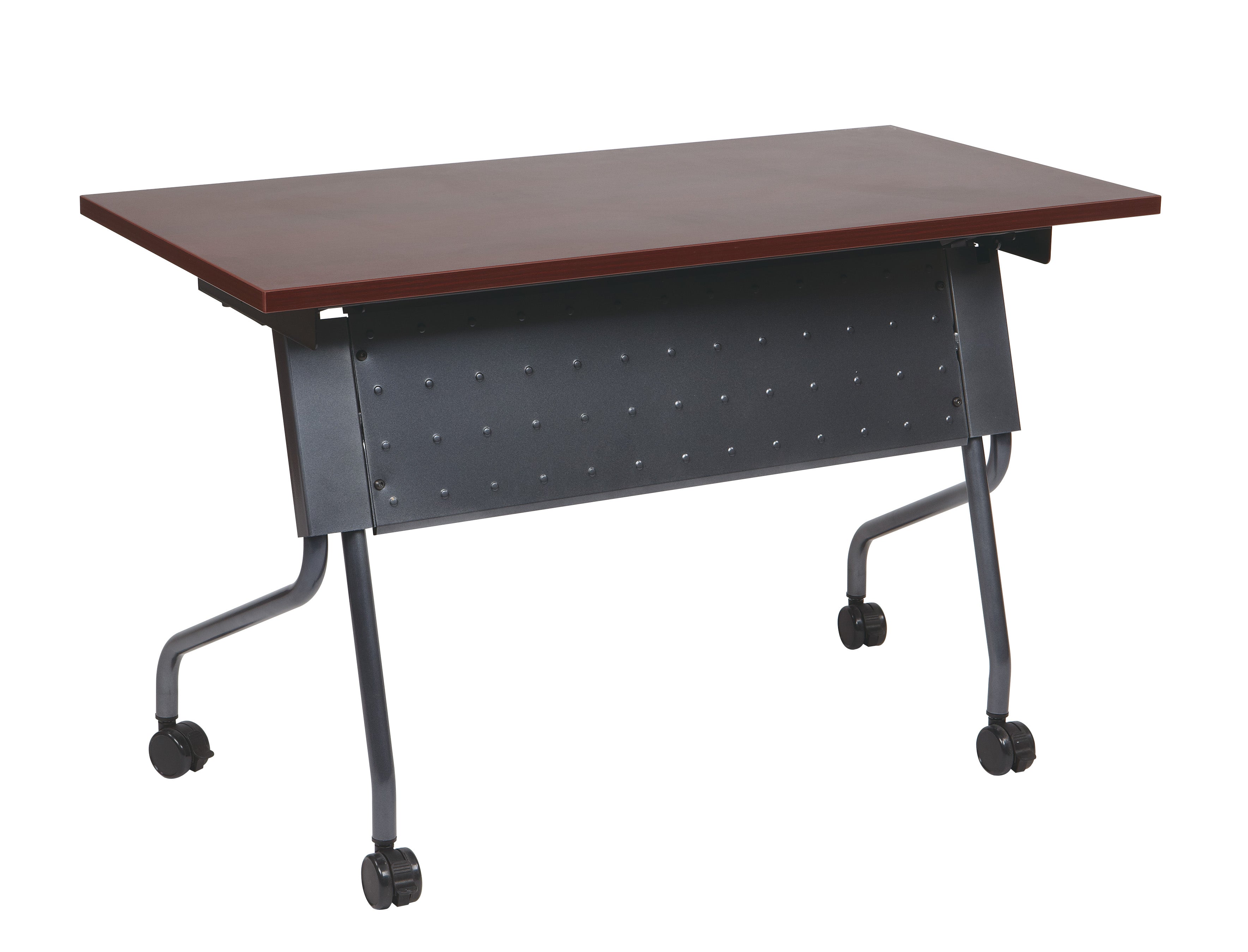 4' Titanium Frame With Mahogany Top