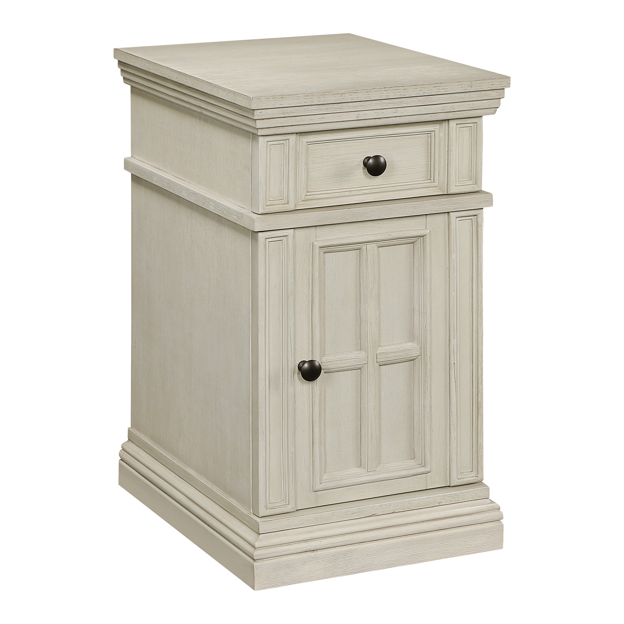 Chair Side Table with Power