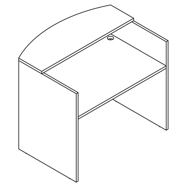 Napa 48" Reception Desk Shell