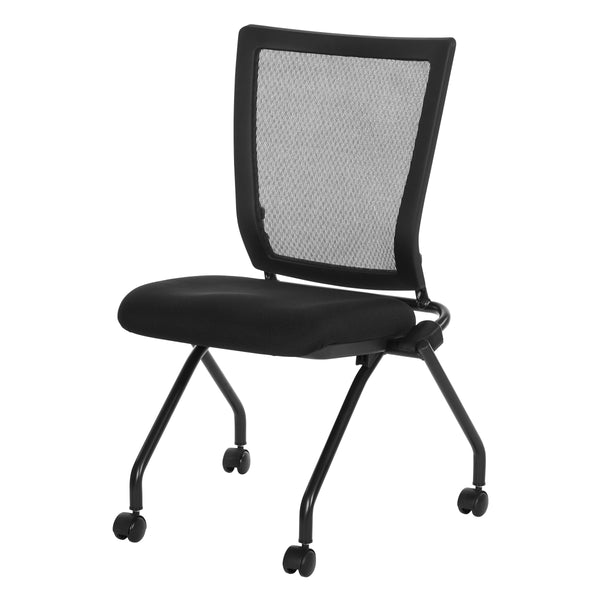 Office Star Pro-Line II 69350 Armless Folding Chair with Casters