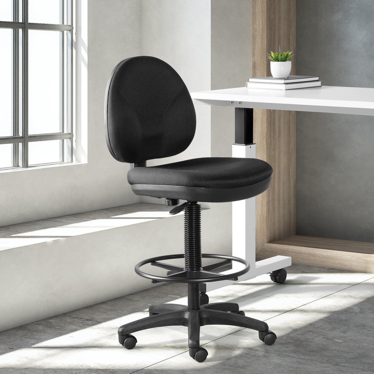 Office Star DC550 drafting chair in an office setting