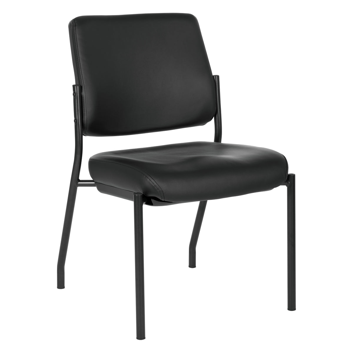 Office Star Work Smart 83720 Armless Padded Visitor Chair