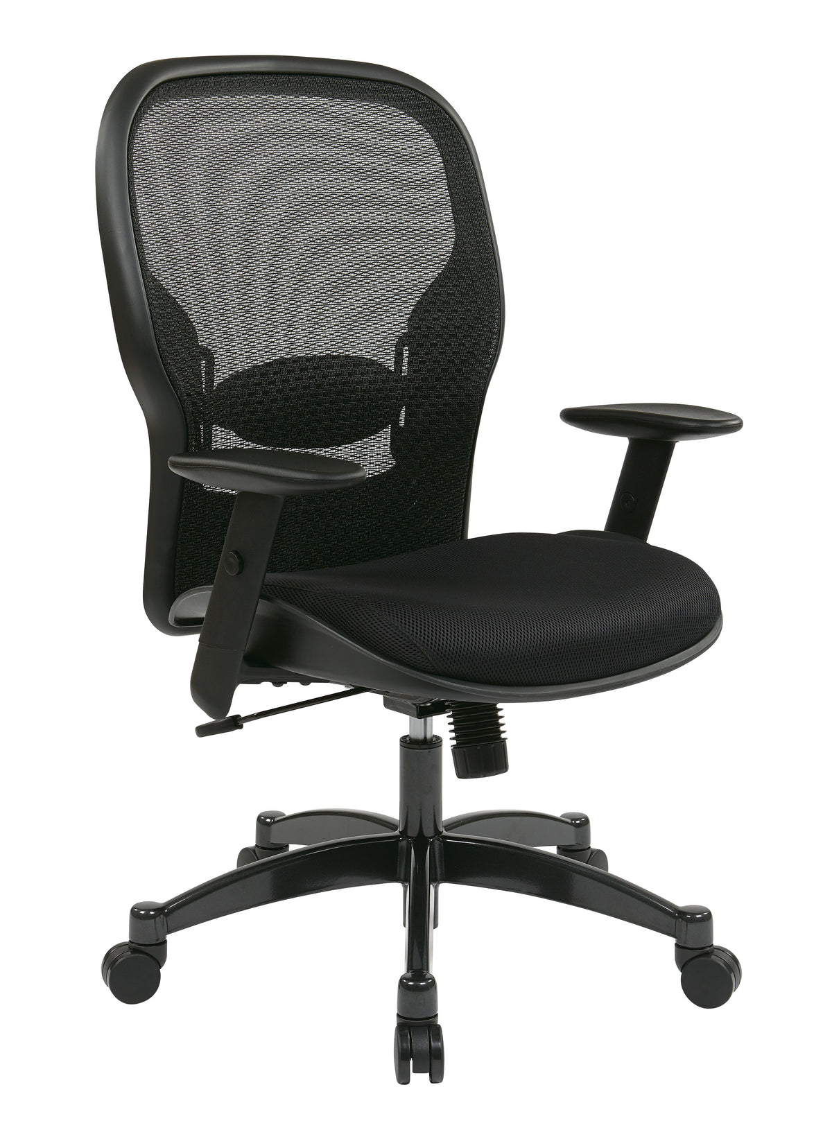 Office Star SPACE 2300 black mesh manager chair